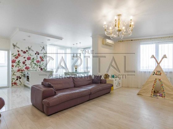 Продаж Видова 3-к квартира 108м² біля озера Тельбін — генератор, паркінг, авторський ремонт Київ