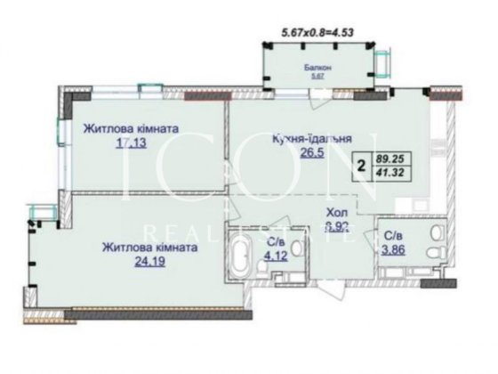 Продаж 2к квартири | 89м² |  ЖК “Новопечерські Липки” Киев