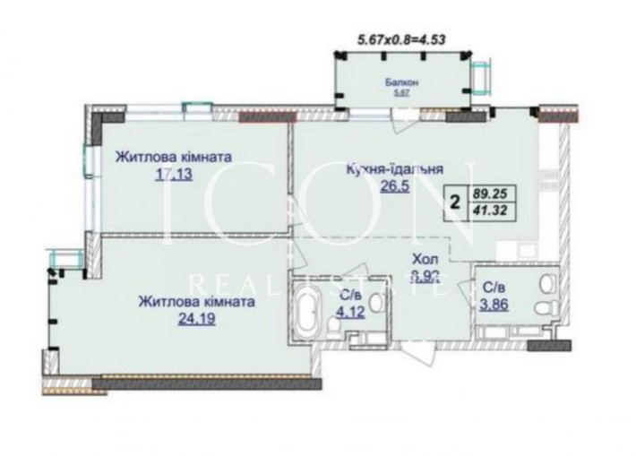 Продаж 2к квартири | 89м² |  ЖК “Новопечерські Липки” - фото 1