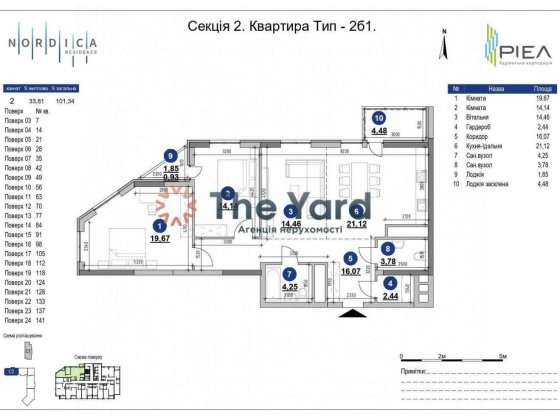 Продаж 3к квартири ЖК Nordica RESIDENCE, Нордіка Резіденс Київ