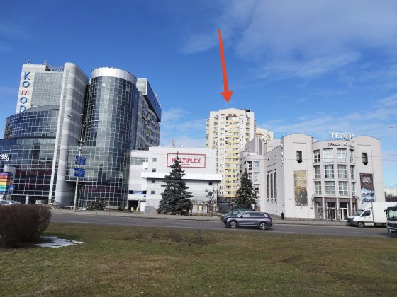 Трикімнатна квартира, Шептицького 12   площею 122.20 кв.м., м Київ