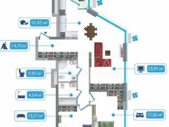 Продаж видової квартири 93м2 у ЖК Зарічний, 7 буд, здача 2026. Перепоступка