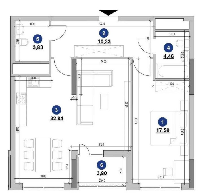 Продаж 2к квартири в ЖК Nordica Residence - фото 1