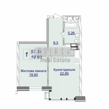 Без комиссии! Продажа видовой 1к квартиры 57м ЖК Новопечерские Липки Верхогляда Печерск - фото 1