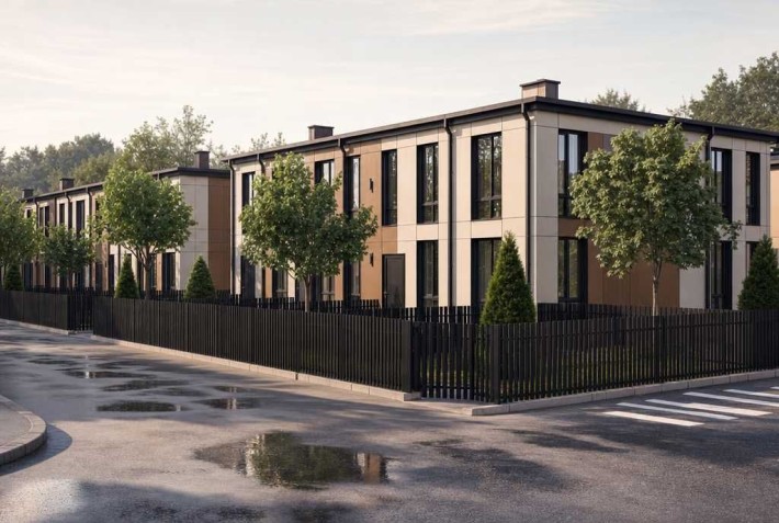 Таунхаус 48м² з власним паркомісцем 20м². 20 хв до метро. Від забудовника без комісії. Розтермінуван - фото 1