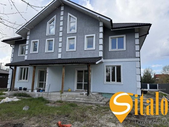 Газифікований дуплекс, будинок, Гнідин, під чистове. Обжита вулиця, без%