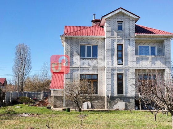 БЕЗ КОМІСІЇ! Будинок 330м², 5 спалень, 15 соток, Гнатівка | газ підвал, 3 санвузли, поруч річка Ірпі