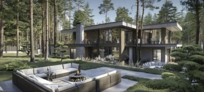 Сучасна резиденція в сосновому лісі | 550 м² | тераси 150 м² | приватне містечко - фото 1