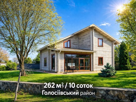 Продаж Будинок 262 м2 делянка 10сот Віта Літовська Чапаевка Київ