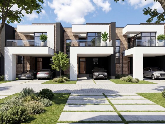 Боковий таунхаус в КМ Family Park Residence|ГАЗ|Закрита територія|Буча
