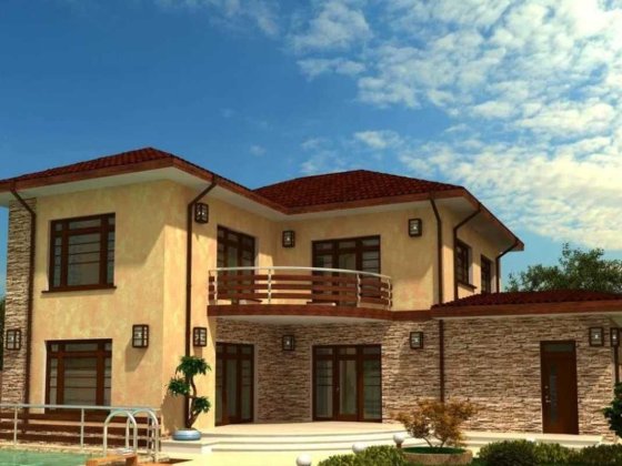 Продам новый дом на Архитекторской. 2 этажа. Площадь 232 кв.м. 6 соток. Гараж и терраса Таирово