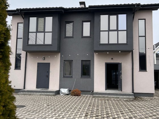 Без комісії, дуплекс 91м², ділянка 1 сотка, під чистове, газовий котел Петропавловская Борщаговка
