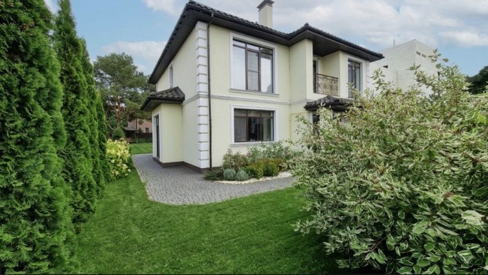 Оренда будинку під Києвом 227м² біля річки: басейн, сауна, генератор, сосновий ліс, закрита територі - фото 1