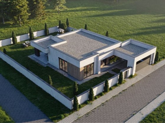 Продам будинок в стилі хай-тек на Щасливому на ділянці 9 сот Рівне