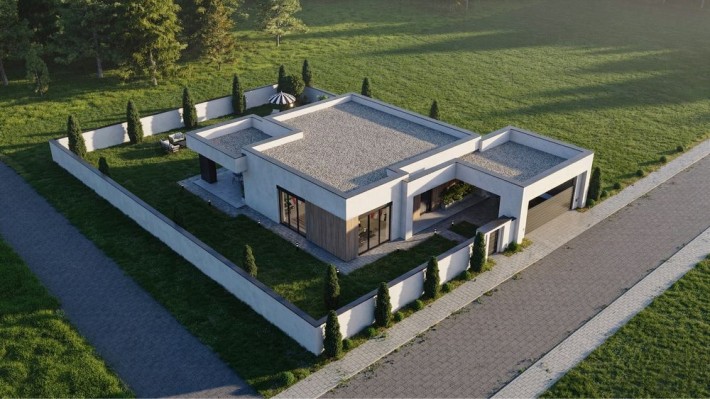 Продам будинок в стилі хай-тек на Щасливому на ділянці 9 сот - фото 1