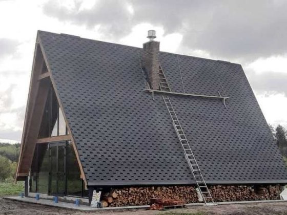 Будівництво A-frame будинку з фундаментом під ключ на вашій ділянці