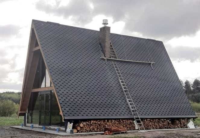 Будівництво A-frame будинку з фундаментом під ключ на вашій ділянці - фото 1