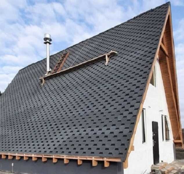 Дім в сучасному стилі A-frame, домокомплект на 100 кв.м. з фундаментом на ділянці замовника - фото 1