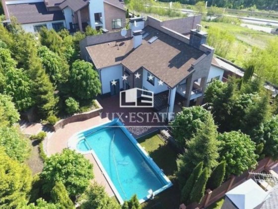 Оренда будинку 550м²  з басейном та SPA в КМ «Зелений Гай»  Лісники Лісники