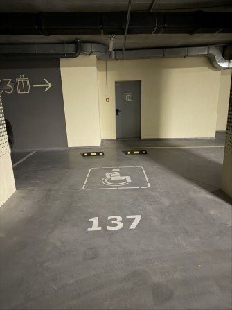 Велике паркомісце 27,2 кв.м, підземний паркінг в ЖК Crystal park , - фото 1