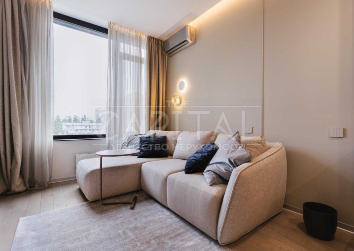 Оренда 1-кімнатної квартири 54 м² у ЖК Tetris Hall | Панорамний вид - фото 1