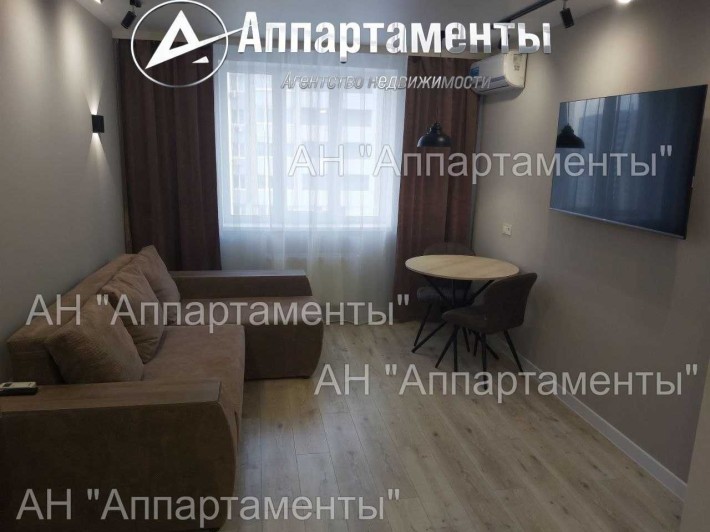 Эксклюзивно Cдам 2к-студию 55м в ЖК "Левада 2" (м.Левада), новый дизайн.ремонт, новая мебель и техни - фото 1
