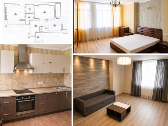 Продаж 2-кімнатної (95м²) укомплектованої квартири в м. Київ, вул. Анни Ахматової, 22, Власник Киев