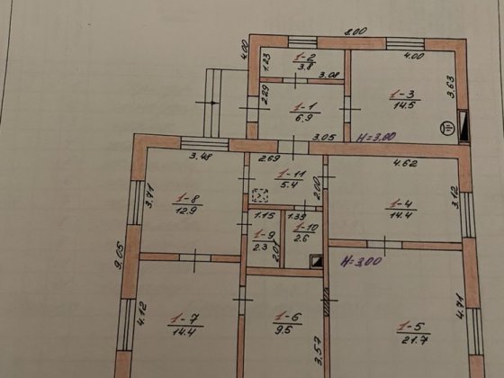 Продам великий цегляний будинок 140кв.м Дубно