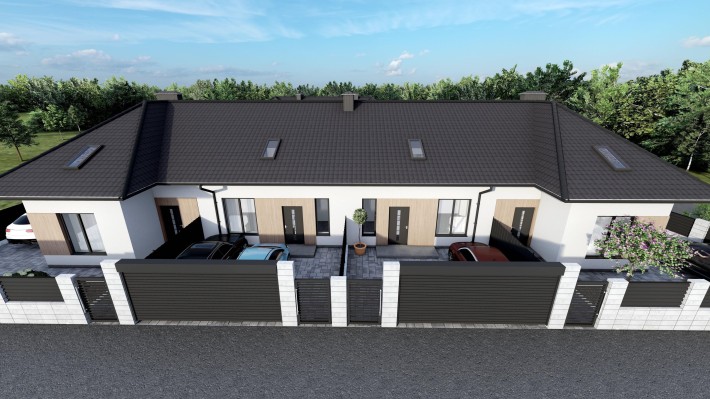 БЕЗ РІЕЛТОРІВ І ПЕРЕПЛАТ | Таунхаус 62,9 м², ділянка 2 сот. | Цегла, газ, фасад | КовальБуд - фото 1
