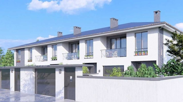 Продаж таунхауса з гаражем 130м2 3 кімнати - фото 1