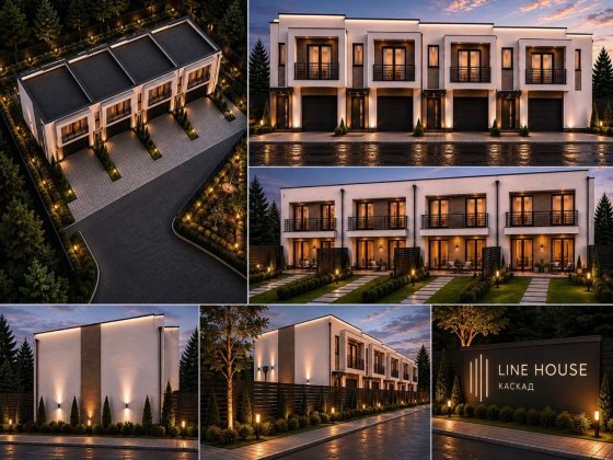 Продаж таунхаусів в центрі м. Снятин ЖК LINE HOUSE Снятин