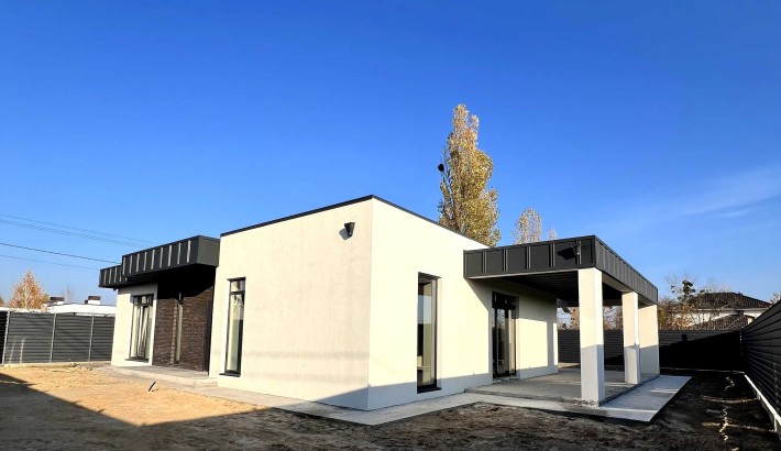 Будинок High-Tech 116 м² біля «Сільпо» (Білогородка). Чистова! 6 соток, без комісії - фото 1