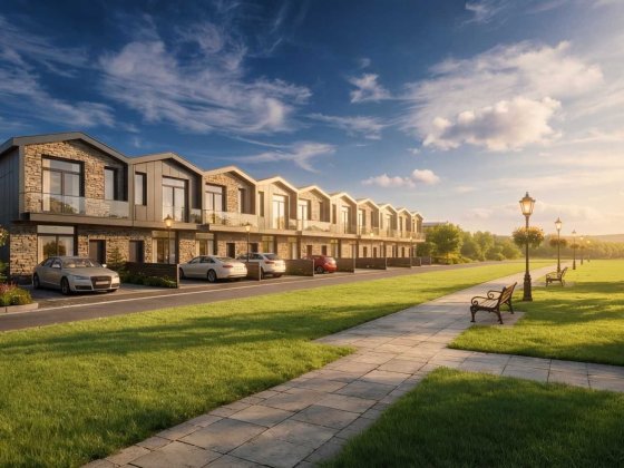 Таунхаус 120 м² Ділянка 1,3 сотки Дворик 4 × 9 м. Паркомісце Закритий комплекс. Газовий котел. Тепла Святопетровское