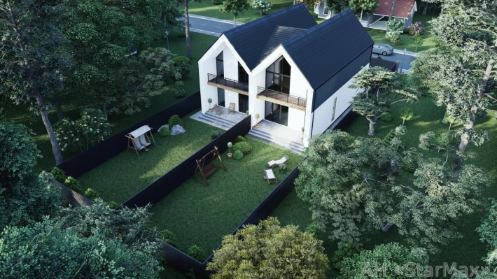 Дуплекс Гатне, Крюківщина, 126 м2, 3 сот, без % - фото 1