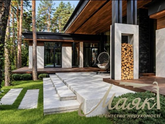 Продаж сучасного одноповерхового будинку 350 м² у Козині/Конча Заспа, Закрите котеджне містечко, Обу Козин