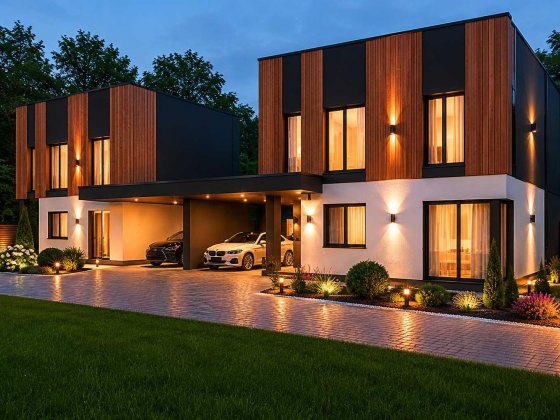 Сучасний High-Tech будинок у закритому КМ Villas Garden, Білогородка Белогородка