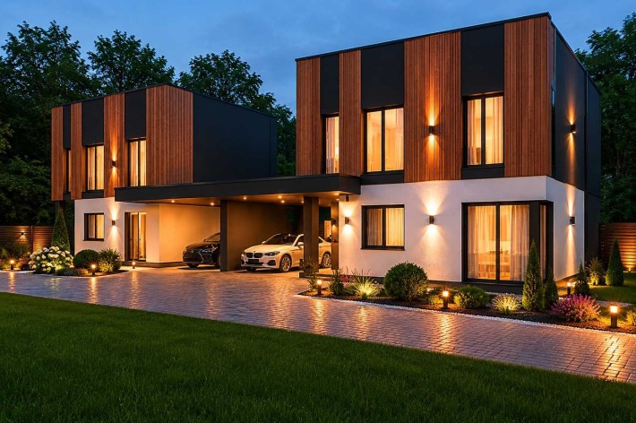 Сучасний High-Tech будинок у закритому КМ Villas Garden, Білогородка - фото 1