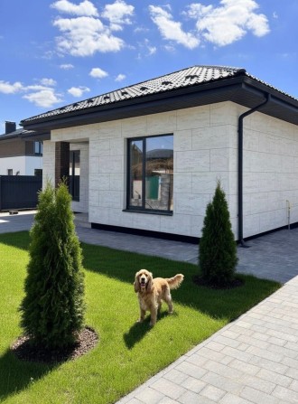 Сучасний док будинок 130 м² на 5 сотках на межі Білогородки та Шевченкового (без комісії) - фото 1