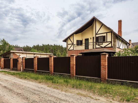 Атмосферний будинок в німецькому стилі Фахверк, повна автономність, напроти лісу СТ Озеряни Гнідин Б Гнідин