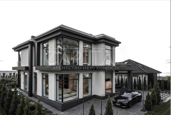 Сучасний будинок 315 м² у Ходосівці | SPA, бомбосховище, сонячні панелі 13,5 кВт - фото 1