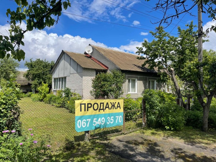 Будинок 84 м2 з газом та водою. 13 соток, асфальт, річка. Без Комісії! - фото 1