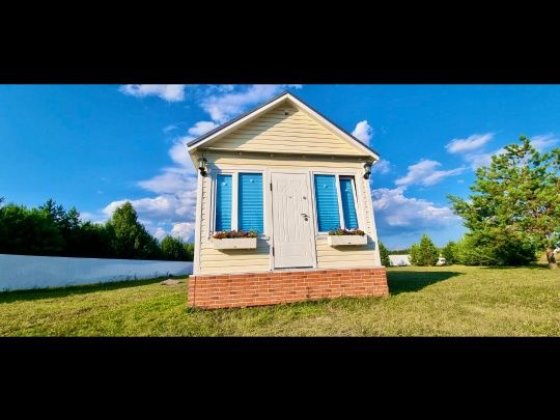 Новий компактний будинок 18 м² серед сосен ,с.Вишняки