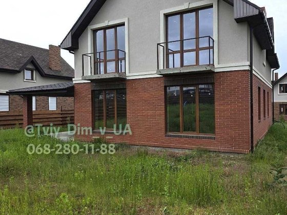 Продаж!Будинок 212м² у казковій Бобриці.Закрите містечко. Озеро з пляжем та риболовлею і ліс - в 300 Бобрица