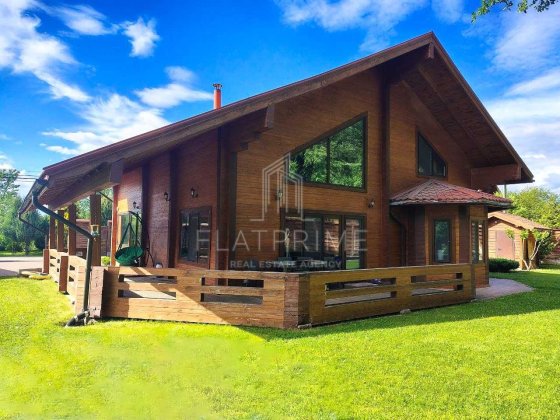 Продається стильний дерев’яний будинок біля Києва - с. Білогородка | КМ Summerville Капитановка