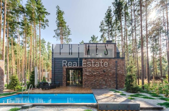 Продажа 4к дома 200м2 «Брюгге» с бассейном, КМ Riviera Village, Лебедевка - фото 1