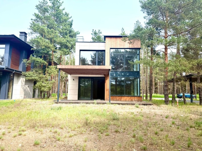 Riviera Village.  Сучасний будинок біля води у сосновому лісі  Лебедівка. Вихід на Дніпро. Газ і 25  - фото 1