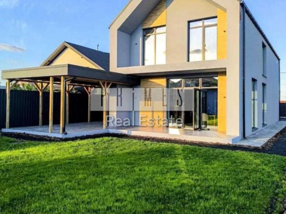 Продаж нового будинку 160 м2 з гостьовим будинком 60 м2 у Лютежі Лютіж