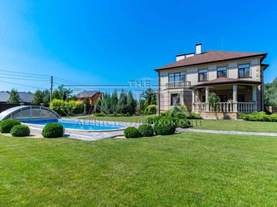 Розкішний будинок 490 м² з басейном, сауною та лісом, Проців біля Києва Процев