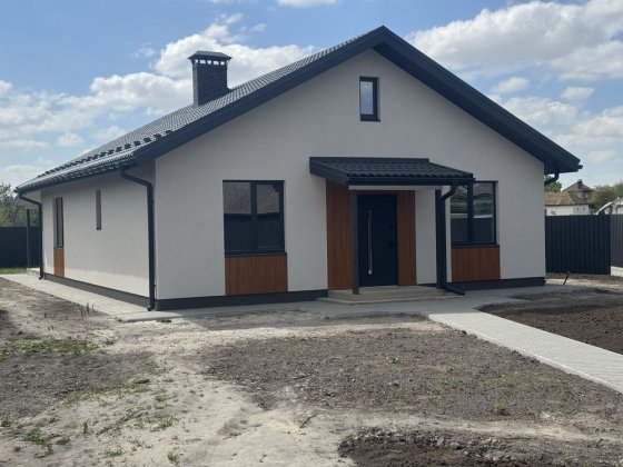 Продам  сучасний будинок біля озера 110 м2  на 9 сотках, Требухів , 17 кВт Бровари 7 хв Требухів