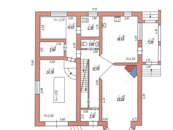 Продам будинок 384 м2. Елітний район - перші вулиці дослідної станції, с. Годилів. Ділянка 10 соток. Годилів